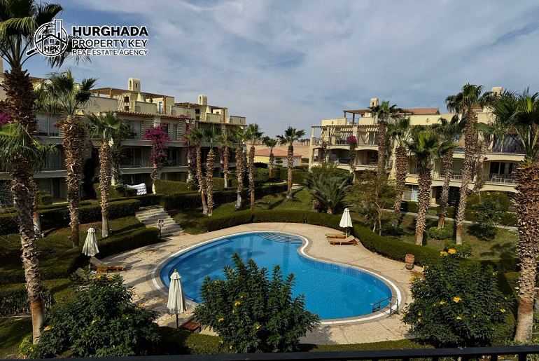 Möbliertes Penthouse mit 2 Schlafzimmern und Poolblick in Veranda, Sahl Hasheesh