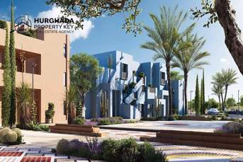 Makadi Heights Dua Duplex | Lagoon View 3BR with Garden | Orascom Development.